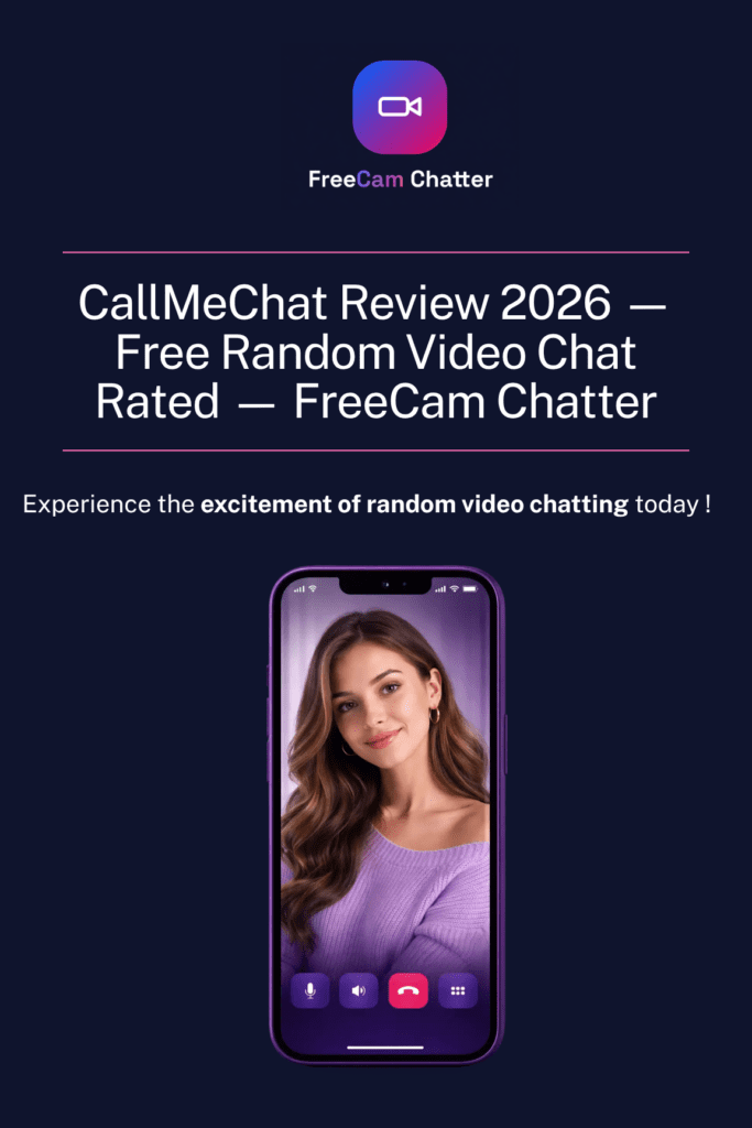 CallMeChat homepage screenshot