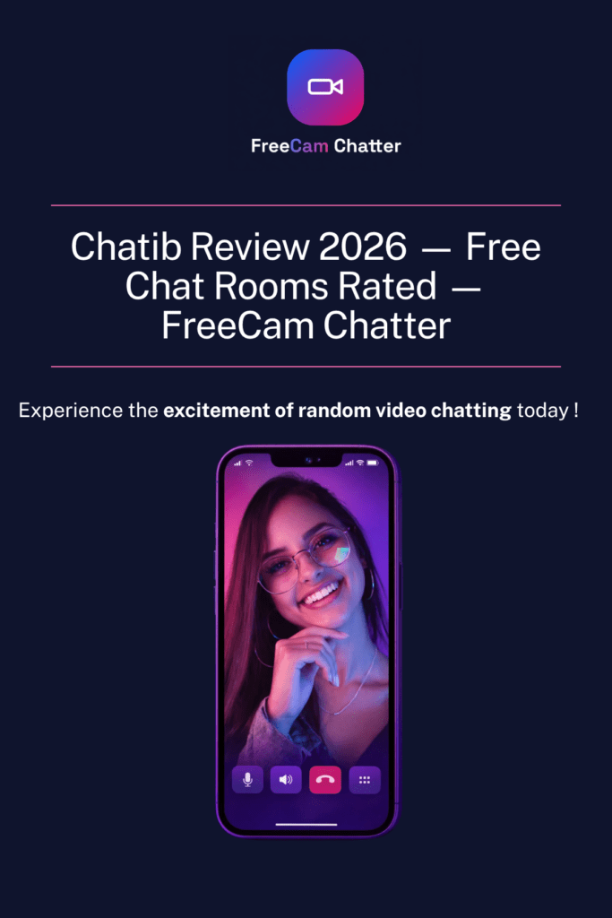 Chatib homepage screenshot