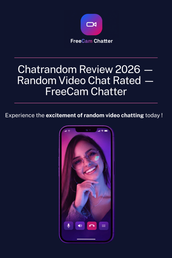Chatrandom homepage screenshot
