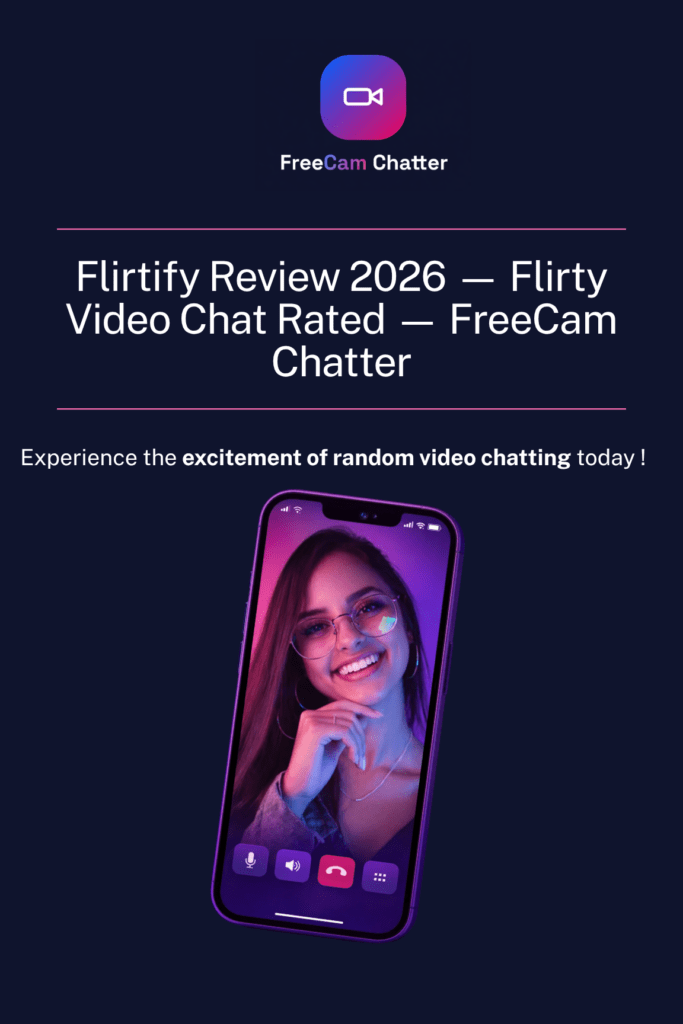 Flirtify homepage screenshot