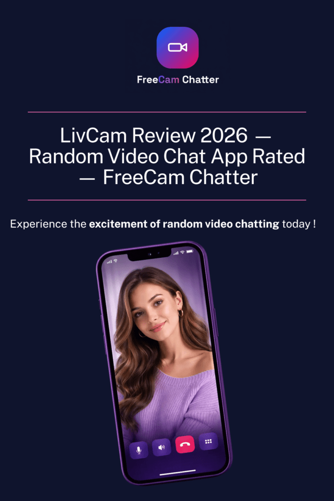 LivCam homepage screenshot