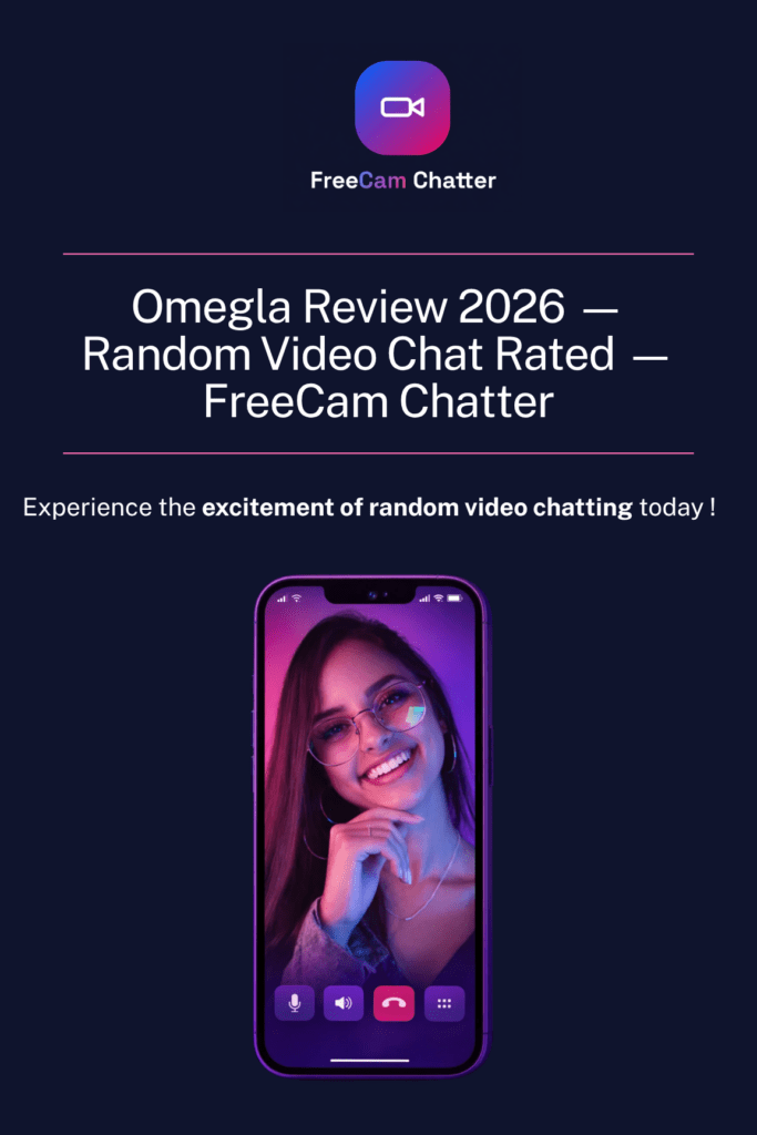 Omegla homepage screenshot