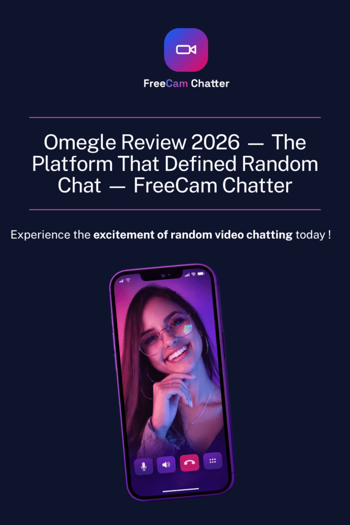 Omegle homepage screenshot