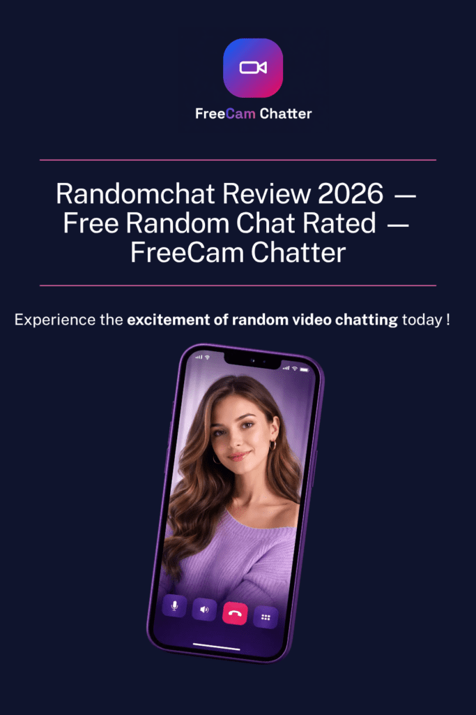 Randomchat homepage screenshot
