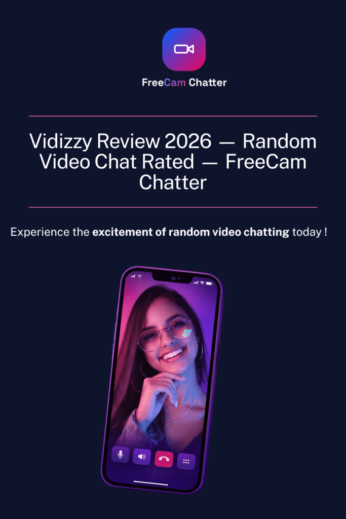 Vidizzy homepage screenshot