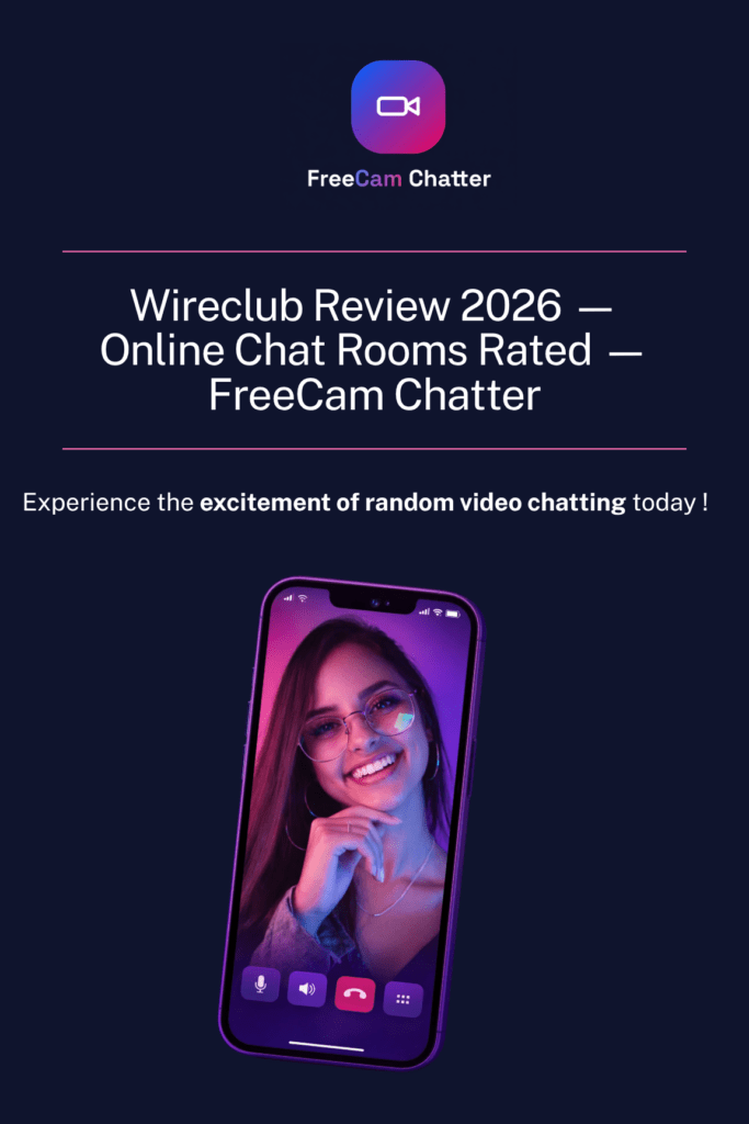 Wireclub homepage screenshot
