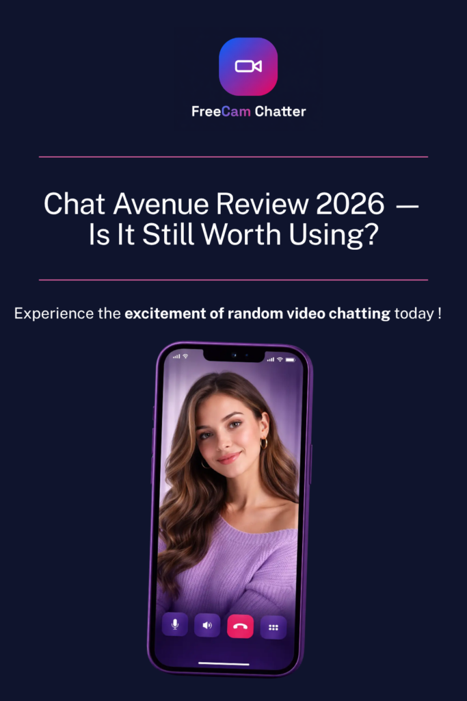 Chat Avenue Review 2026 — Is It Still Worth Using? homepage screenshot